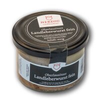 Feine Oberlausitzer Landleberwurst im 200g Glas