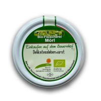 Mörls Bio Delikatessleberwurst im 170 g Glas