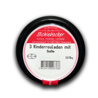 Schiebockers 3 Rinderrouladen mit Soße im Glas