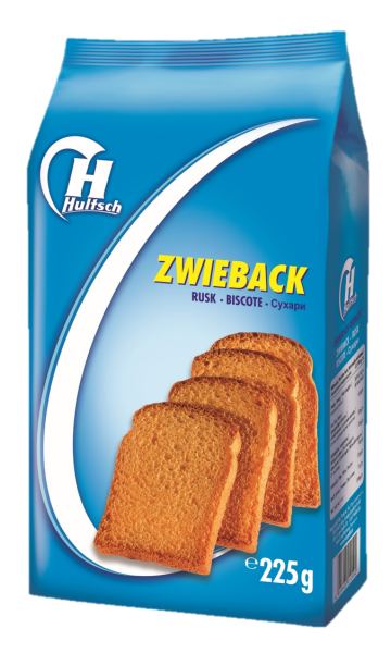 Hultsch Zwieback 225 g Packung