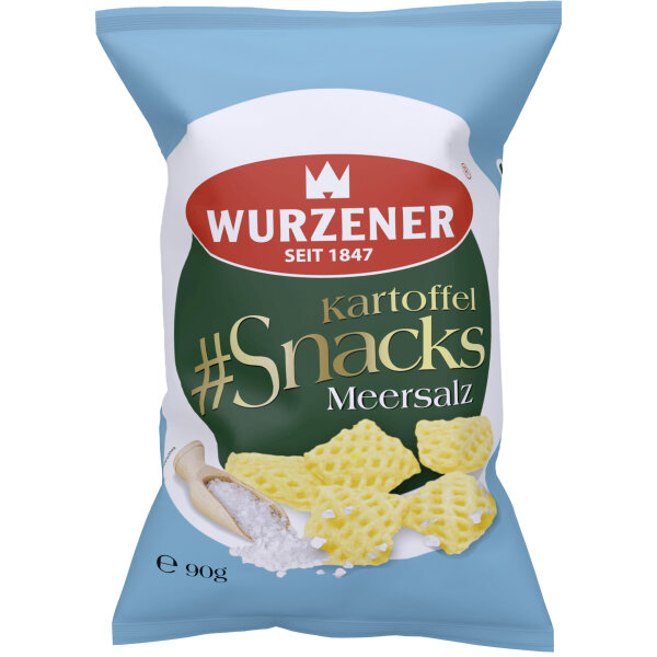 WURZENER KartoffelSnacks Meersalz